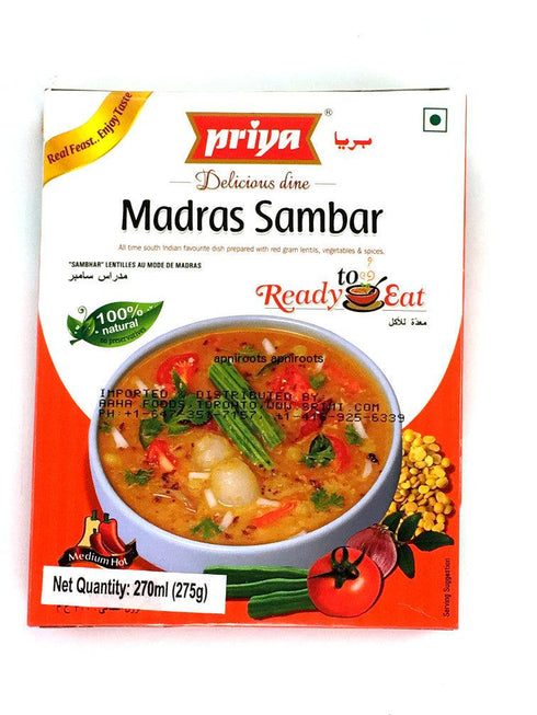 Priya - Madras Sambar - 275gm - apniroots Grocery